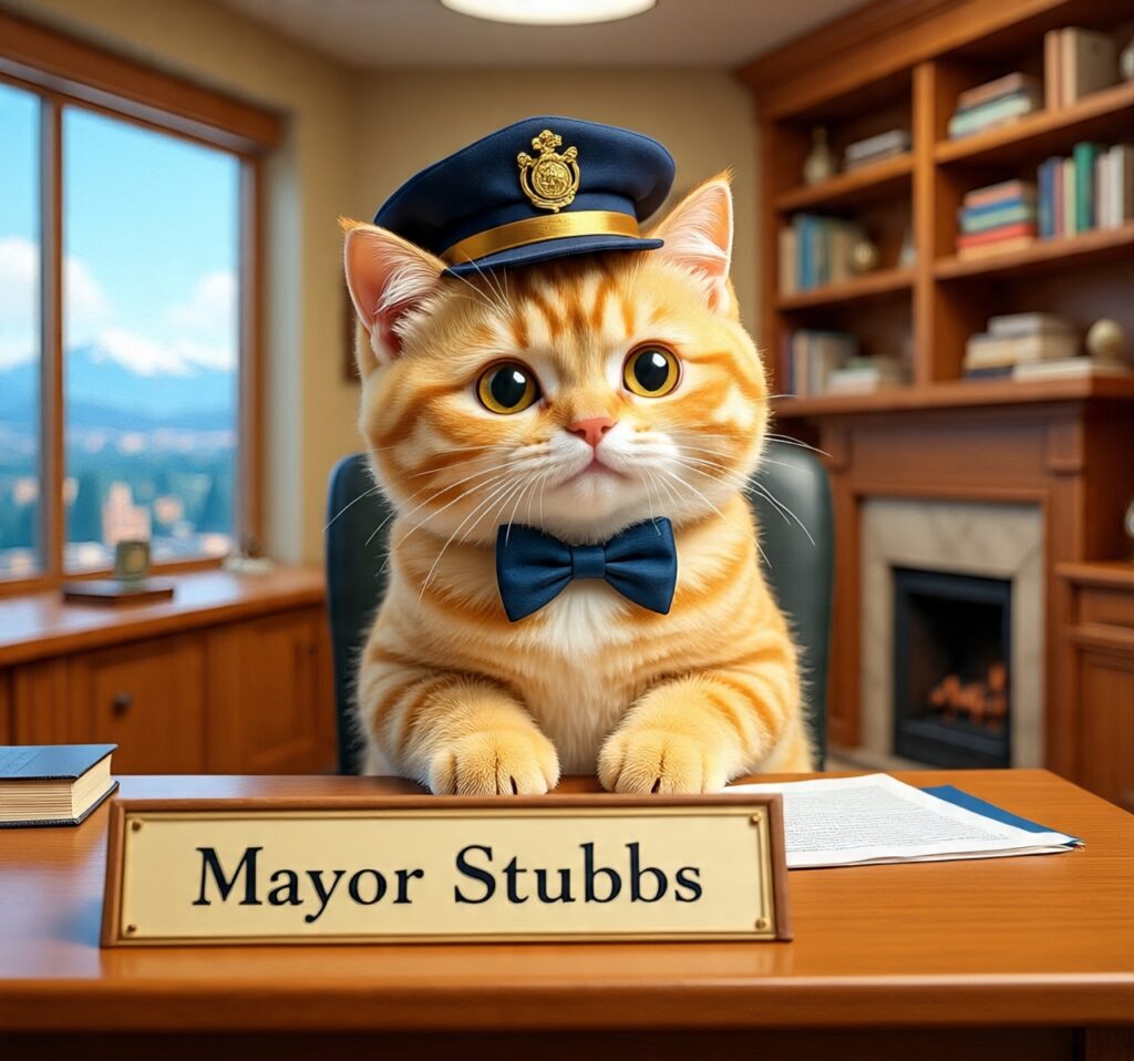 Stubbs El gato que fue alcalde honorario de un pueblo en Alaska por 20 años